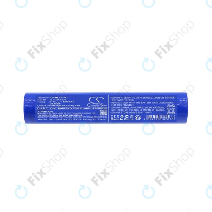 Akku batterie für Maglite ML125, ML150LR, ML150LRX, 3200mAh, LiFePO4, 6.4V, ILIF-3006526, HQ