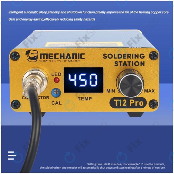 Mechanic T12 Pro - Digitale Lötstation (Blue)