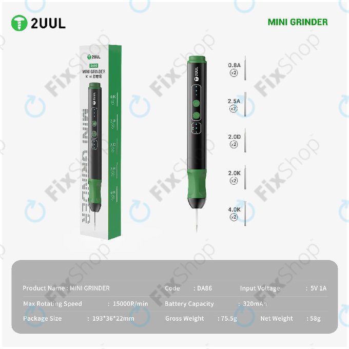 Präzisions-Minischleifer, 2UUL DA86