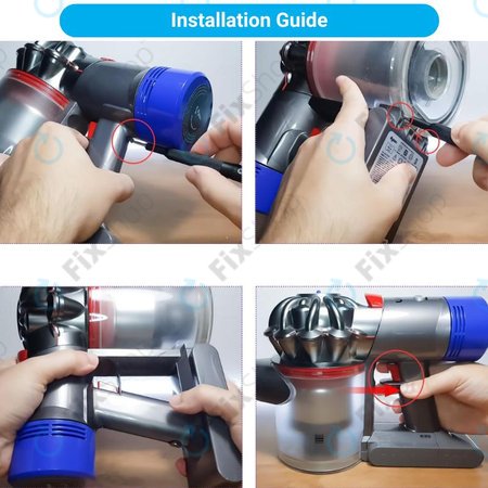 Dyson V7 - Akku Batterie 968670-02, 968670-03 Li-Ion 21.6V 2200mAh