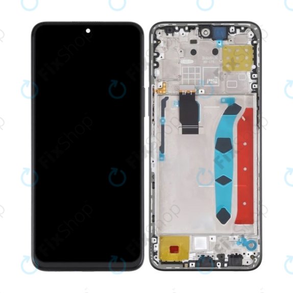 Honor X8 - LCD Display + Touchscreen Front Glas + Rahmen (Midnight Black) TFT
