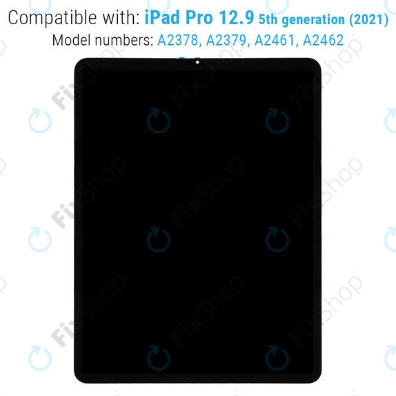 LCD-Display für iPad Pro 12.9" (5th Gen 2021, 6th Gen 2022), Touchscreen-Glas und IC Board mitout Frame, Refurbished