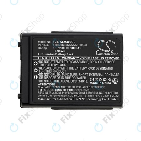 Batterie für Alcatel Mobile 300, 400 Dect, Mobile Reflexes 300, 400, 800mAh, Li-Ion, 3.7V, 3BN66305AAAA000828, HQ