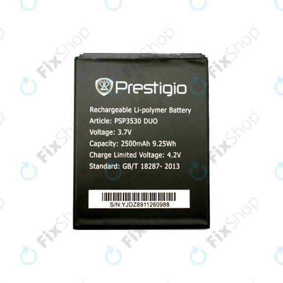 Prestigio Muze D3 - Akku Batterie PSP5530, PSP3530 DUO 2500mAh