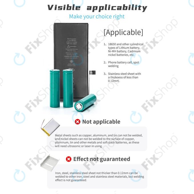 QianLi Macaron - Mikro-Punktschweißgerät-Set für Akku-Flex-Reparatur (iPhone 11 - 12 Pro Max)