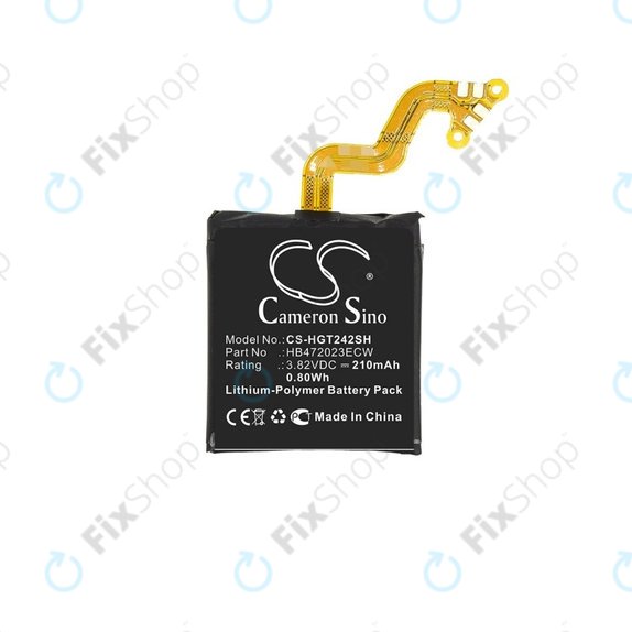 Huawei Watch GT2 Diana-B19 42mm - Akku Batterie HB472023ECW 210mAh HQ