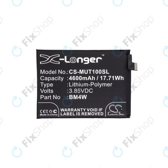 Xiaomi Mi 10T Lite 5G, Redmi Note 9 Pro 5G - Akku Batterie BM4W 4600mAh HQ