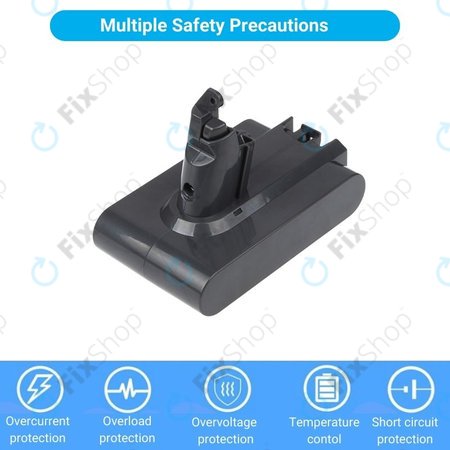 Dyson DC-series, V6 - Akku Batterie 965874-02 Li-Ion 21.6V 2500mAh