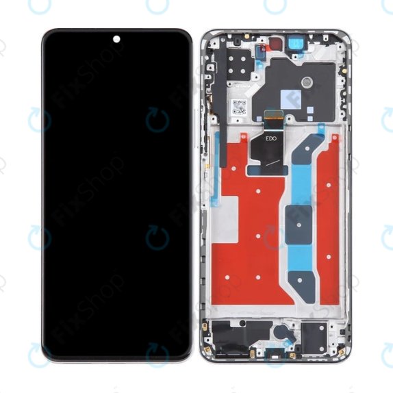 Huawei Nova 10 SE - LCD Display + Touchscreen Front Glas + Rahmen (Starry Black) OLED