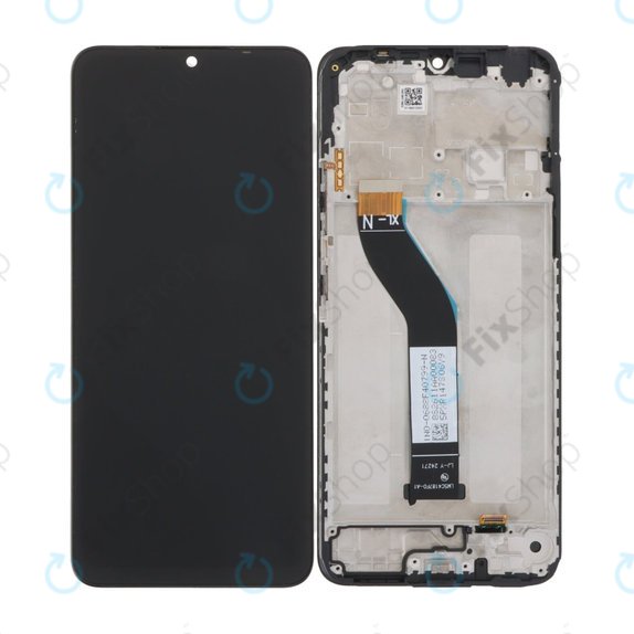 Xiaomi Redmi 14C 4G, Poco C75 - LCD Display + Touchscreen Front Glas + Rahmen (Midnight Black) TFT