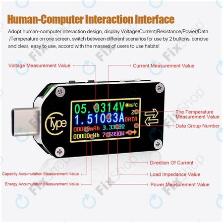 Joy-it JT-TC66C - Multifunktions-Multimeter (USB-C)