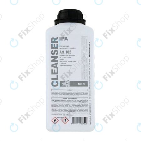 Cleanser IPA - 100% Isopropylalkohol (1000ml)