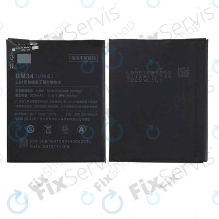 Xiaomi Mi Note - LCD Display + Touchscreen Front Glas (Black) TFT