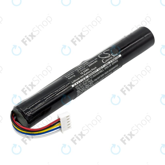 Batterie für Bang & Olufsen Beolit 15, 17, Beoplay A2, 2600mAh, Li-Ion, 7.4V, J406/ICR18650NH-2S, HQ