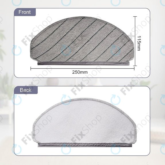 Wischtuch, 2 Stk. für Ecovacs Deebot N20, N20 Plus, N20 Pro Plus
