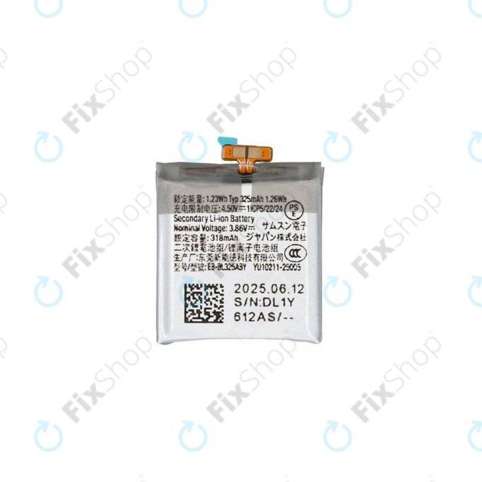 Samsung Galaxy Watch 8 L320N, L325U - Akku Batterie EB-BL325ABY 435mAh - GH43-05278A Genuine Service Pack