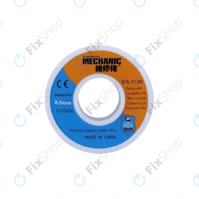 Mechanic HX-T100 - Die feinste Qualität Lötdraht Sn/Pb - 0.5mm