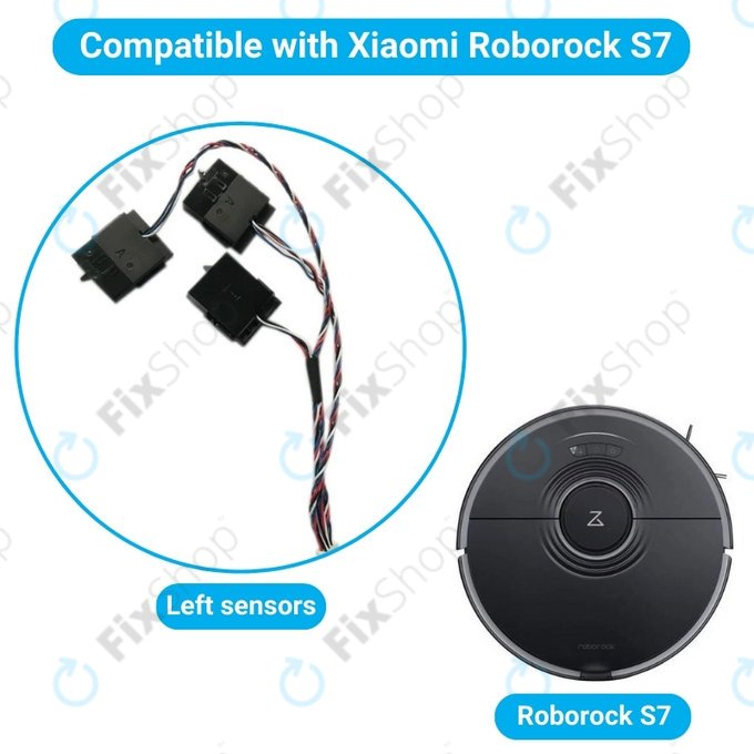 Xiaomi Roborock S7 - Sturzsensoren (Links)