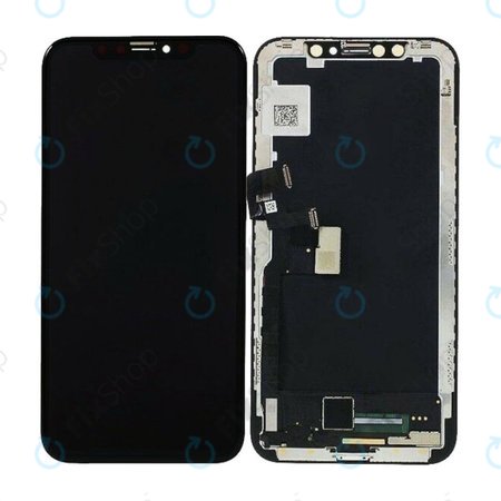 Apple iPhone XS Max - LCD Display + Touchscreen Front Glas + Rahmen In-Cell FixPremium