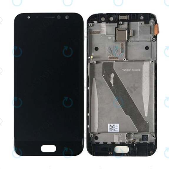 Asus Zenfone 4 Selfie Pro ZD552KL - LCD Display + Touchscreen Front Glas + Rahmen (Deepsea Black) - 90AZ01M7-R20010, 90AZ01M7-R20011 Genuine Service Pack