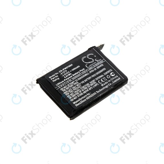 Akku Batterie für Apple Watch 1 42 mm, 240mAh, Li-Pol, 3.8 V, A1579, HQ