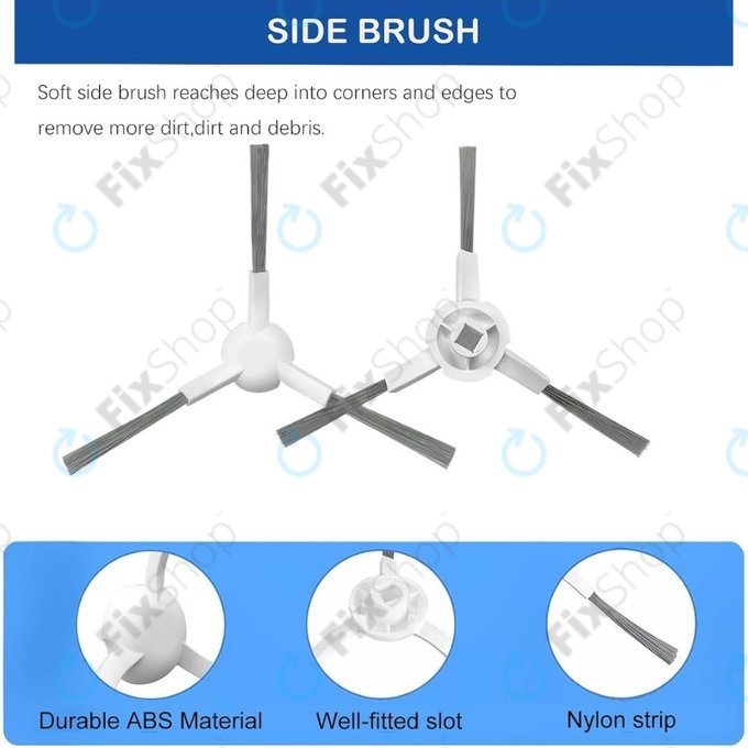 Xiaomi Dreame L10s Ultra Gen2, Pro Gen2, Mova E30 Ultra - Seitenbürste