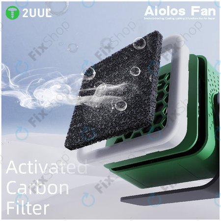 Lötrauchabsaugung und Kühlventilator mit LED-Beleuchtung, 2UUL DA98