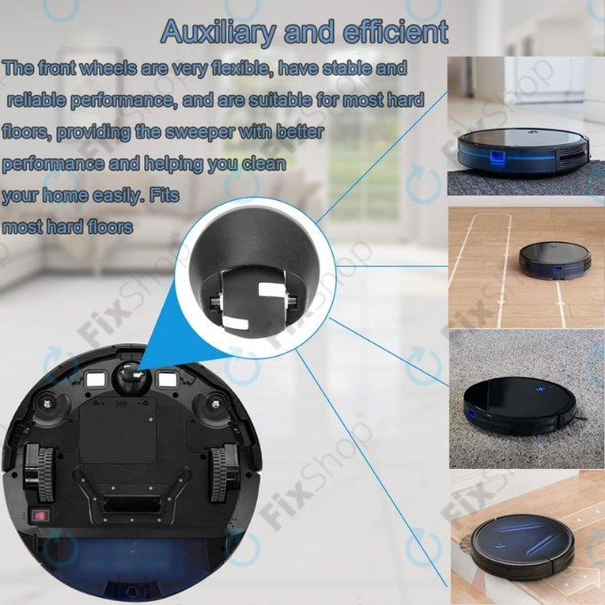 Eufy Robovac-series - Vorderrad (Schwarz)