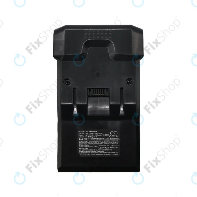 Batterie für Hoover H Free, HF122, 2000mAh, Li-Ion, 21.6V, HF122BAT, HQ
