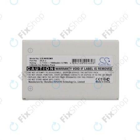 Akku batterie für Nokia 3610, 6510, 8310, 1000mAh, Li-Ion, 3.7V, BLB-2, HQ