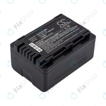 Akku batterie für Panasonic HC-V210, 1500mAh, Li-Ion, 3.6V, VW-VBT190, HQ