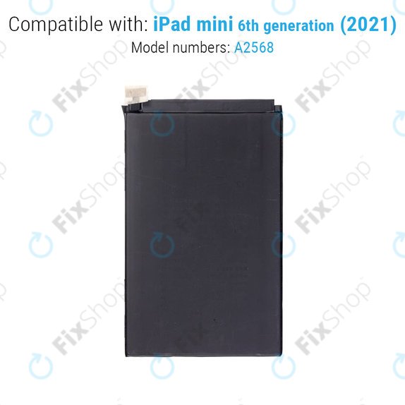 Akku Batterie für iPad Mini 6, Mini (2024), 5124mAh, A2522