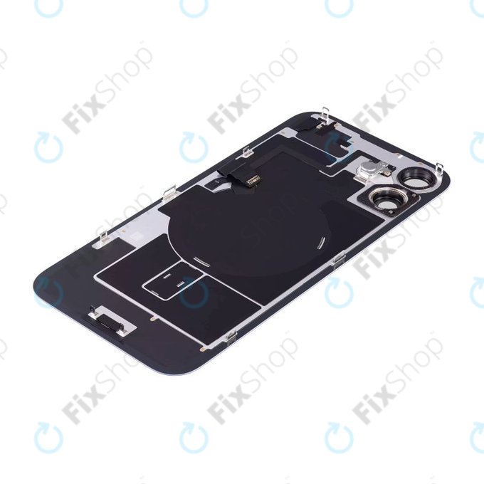 Apple iPhone 16 - Rückgehäuseglas + Kameraglas + Metallplatte + Magsafe-Magnet (Ultramarine)