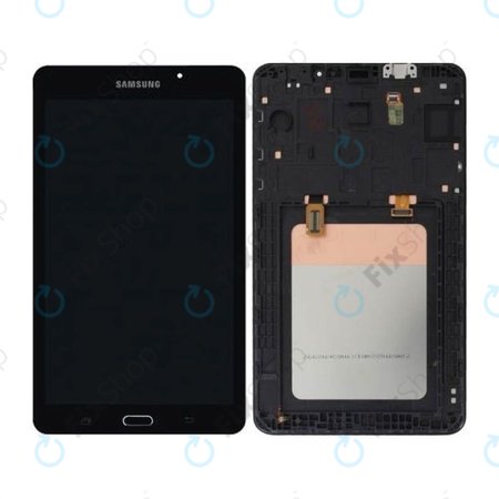 Samsung Galaxy Tab A 7.0 T280 (2016) - LCD Display + Touchscreen Front Glas + Rahmen (Black) - GH97-18734A Genuine Service Pack