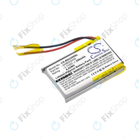 Batterie für Bosch Bdu3xx, Bosch Intuvia Display, 250mAh, Li-Pol, 3.7V, 502030, HQ