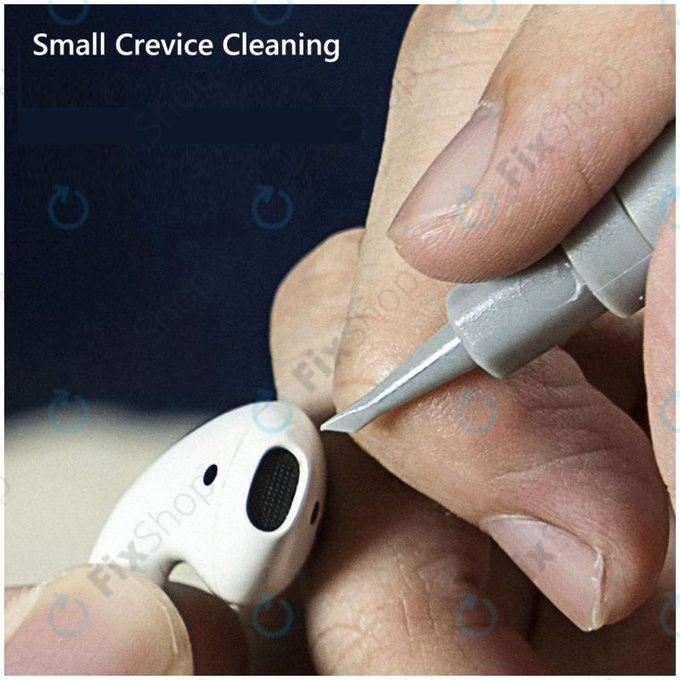 Multifunktionales Bürstenset mit Tuch- und Schlüsselabzieher 6in1