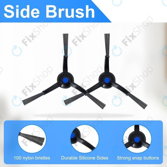 Seitenbürste, 2 Stk. für Ecovacs X8 Pro Omni, X8 Omni, T80 Omni