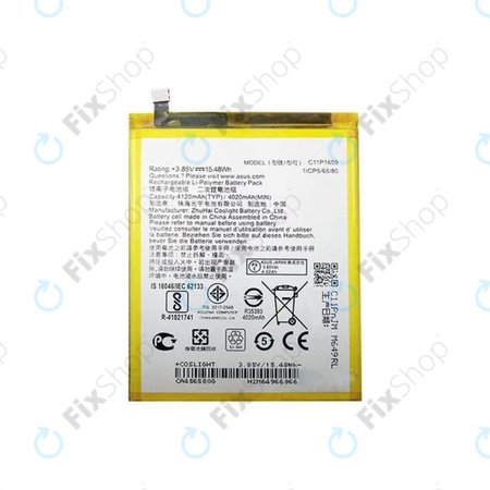 Asus Zenfone 3 Max ZC553KL (X00DD) - Akku Batterie C11P1609 4120mAh