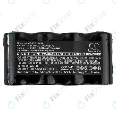 Electrolux Spirit Wet and Dry, ZB264x - Akku Batterie 4/P-140SCR, 900055173 Ni-MH 4.8V 3000mAh HQ
