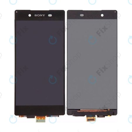 Sony Xperia Z3 Plus E6553 - LCD Display + Touchscreen Front Glas (Black) TFT