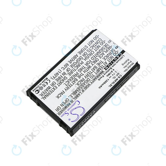 Batterie für Nokia 7710, 9500, E61, E62, N92, N800, 1300mAh, Li-Ion, 3.7V, BP-5L, HQ