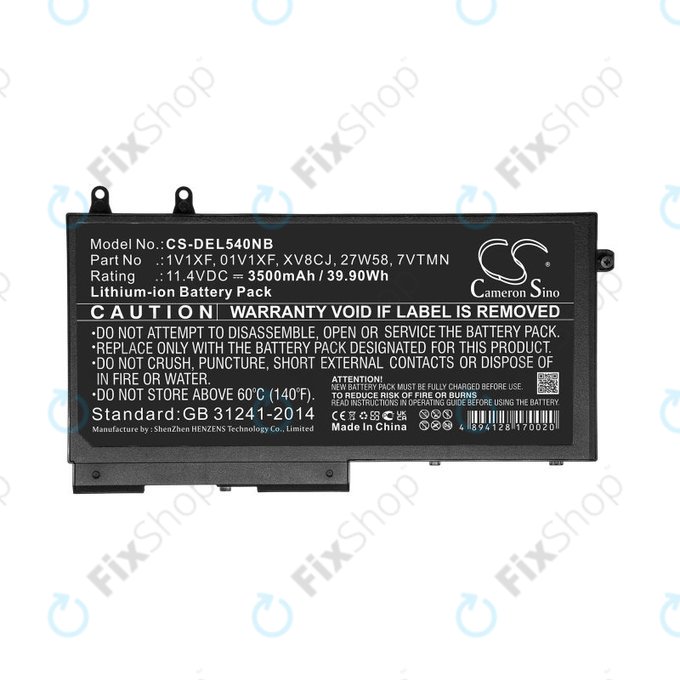Akku batterie für Dell Latitude 5400, Inspiron 7591 2-in-1, 3500mAh, Li-Ion, 11.4V, XV8CJ, HQ