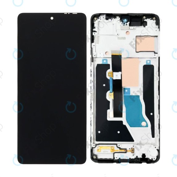 Infinix Note 30 Pro - LCD Display + Touchscreen Front Glas + Rahmen (Magic Black) TFT