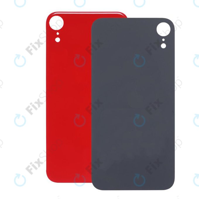 Apple iPhone XR - Backcover Glas Vergrössertes Ringloch für die Kamera (Red)