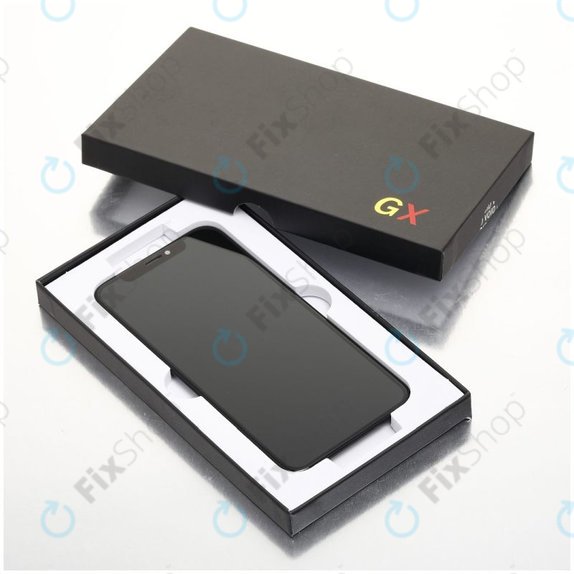 Display Hard OLED für iPhone 12, 12 Pro, Touchscreen-Glas mit Rahmen, FixPremium