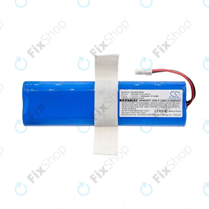 Zaco V3, V40, V5s Pro, V5x, Silvercrest SSWR A1, SSWR B1, SSR 3000 A1 - Akku Batterie 18650B4-4S1P-AGX-2 Li-Ion 14.4V 2600mAh HQ