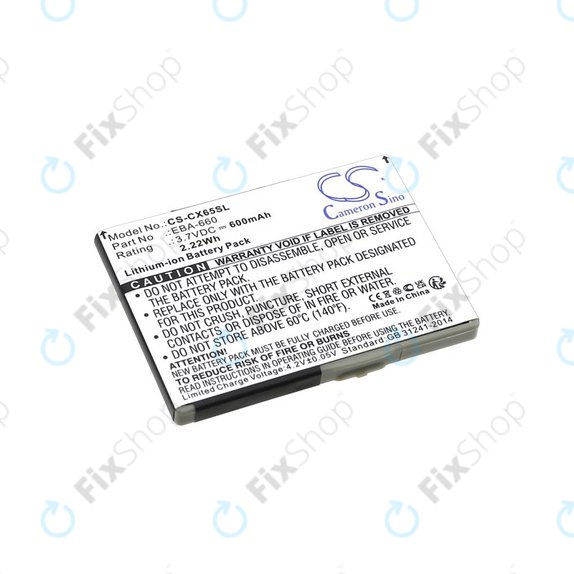 Akku batterie für Siemens M8, A31, CS66, SS66, 600mAh, Li-Ion, 3.7V, EBA-660, HQ