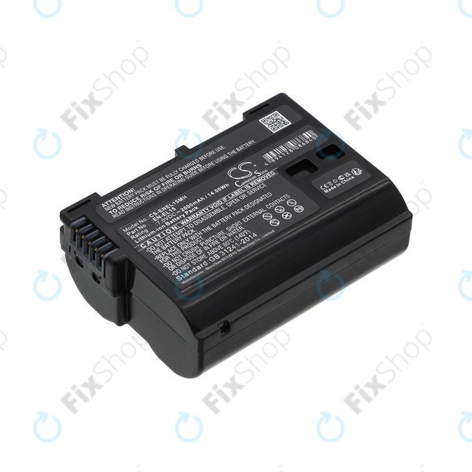 Akku batterie für Nikon D7000, D500, D600, D7200, D7500, Z5, Z6, EN-EL15, Li-ion, 7V, 2000mAh, HQ