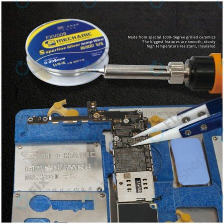 Mechanic CF-11 - Hitzebeständige Keramikpinzette mit scharfer Spitze