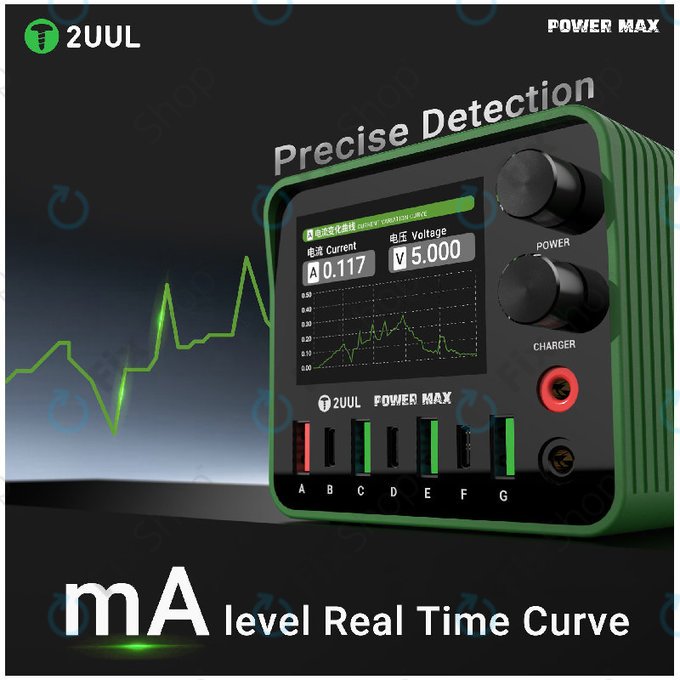 Ladestation, 200W Multi-Port, 2UUL PC01